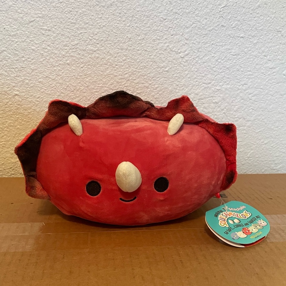 Squishmallows Stackable Tristan the Triceratops